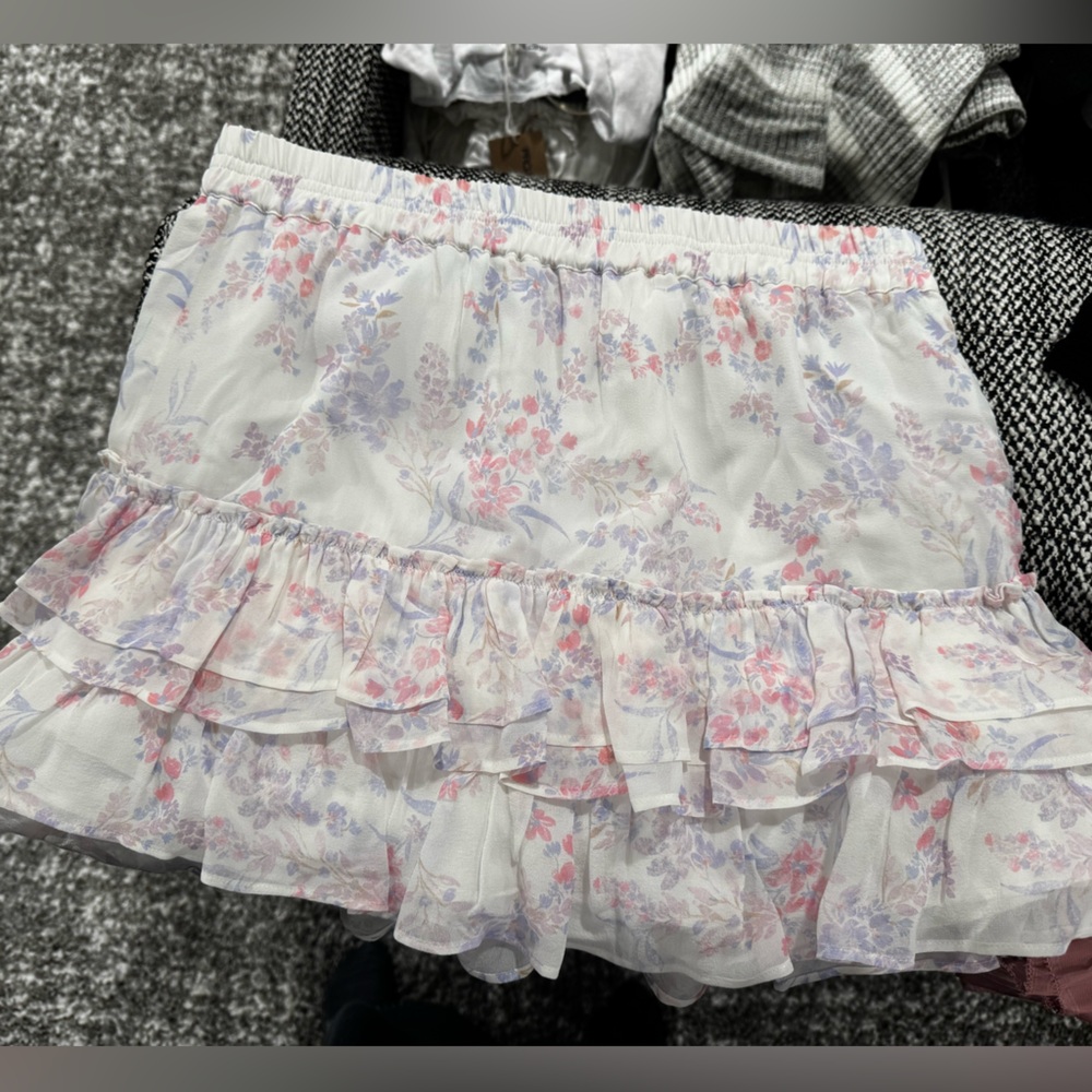 Generation Love Audrina White Floral Skirt